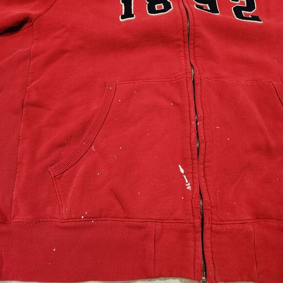 VTG Abercrombie & Fitch A&F Mens XL Full Zip Heavyweight Hoodie Sweatshirt - Picture 11 of 13